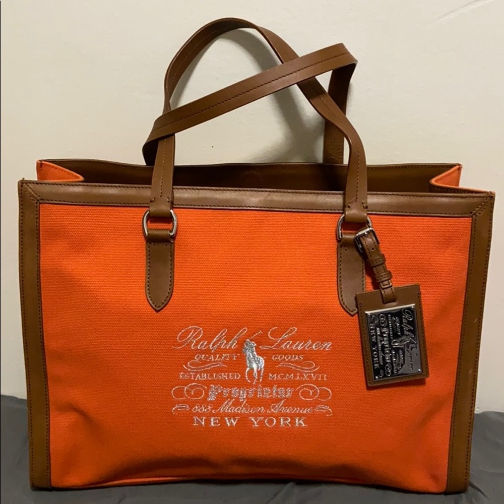Ralph Lauren Canvas Tote Bag